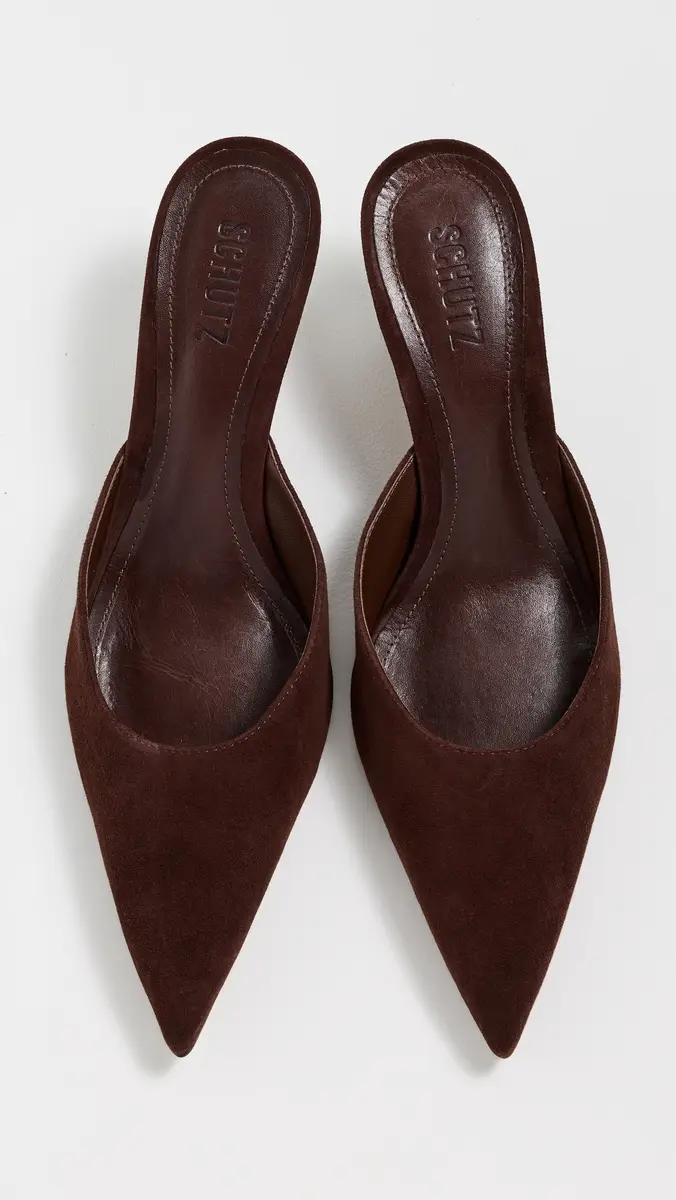 Schutz Julie Kitten Heel Mules | Thumbnail 5 Schutz Julie Kitten Heel Mules | Thumbnail 5
