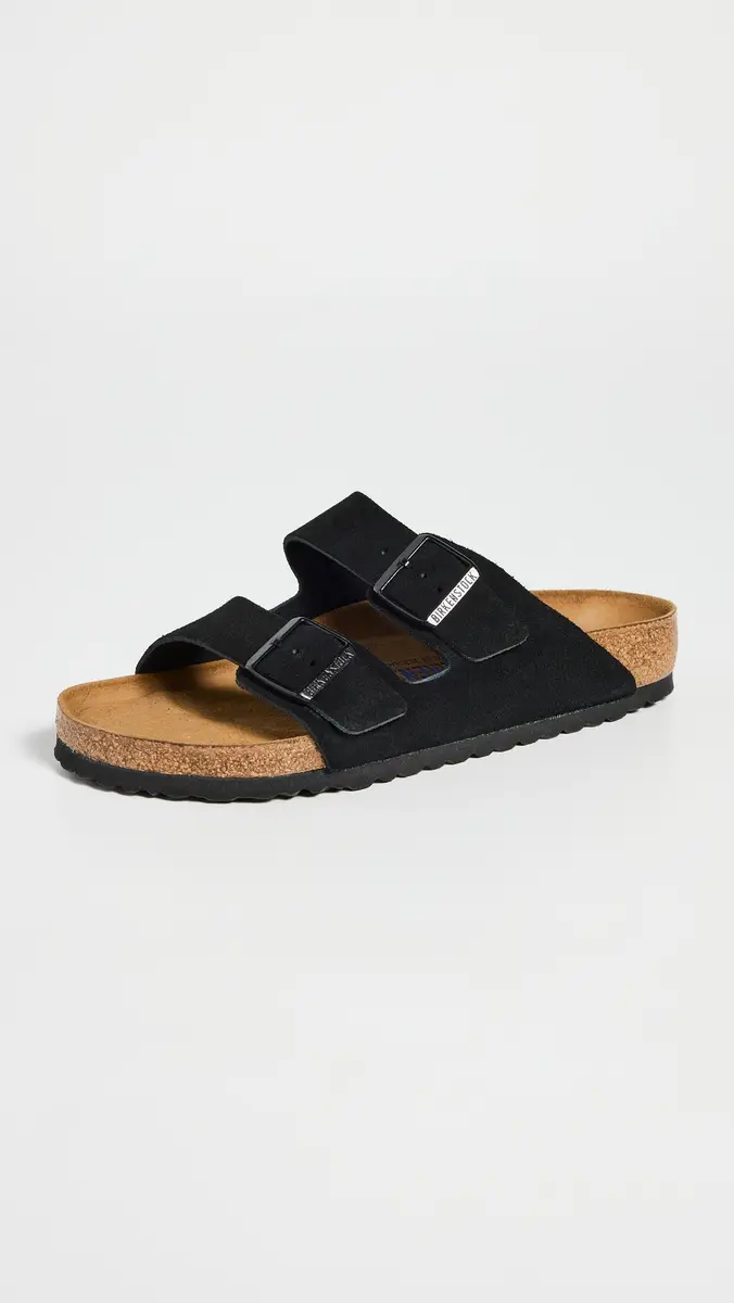 Birkenstock Arizona Soft Footbed Sandals Black | Thumbnail 2