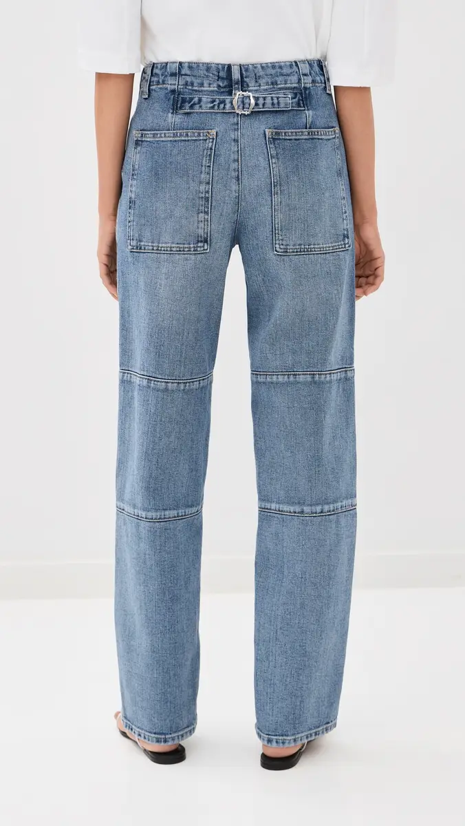 Tibi Classic Wash Denim Fischer Jeans | Thumbnail 3 Tibi Classic Wash Denim Fischer Jeans | Thumbnail 3