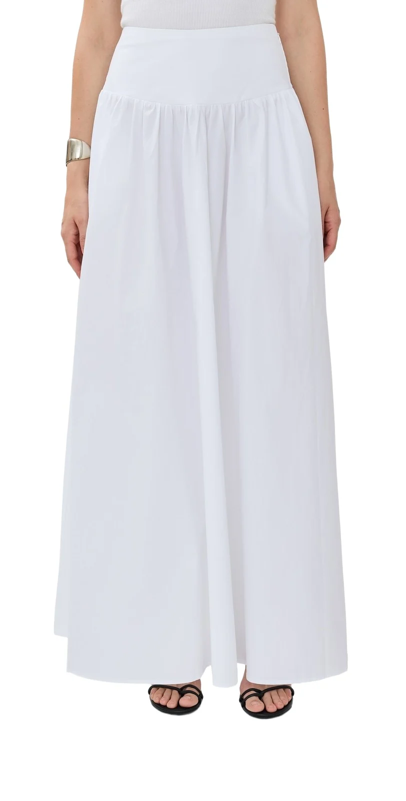 Poplin Drop Waist Skirt