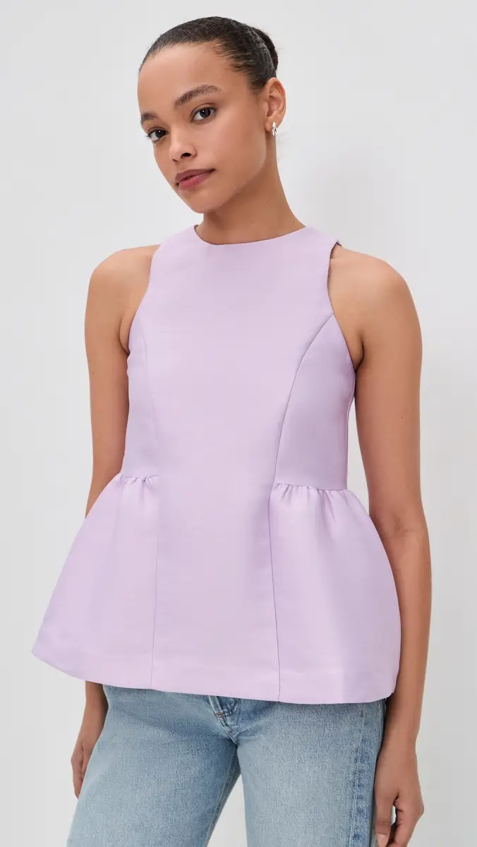 ALIGNE Solstice Satin Top Lavender | Thumbnail 2 ALIGNE Solstice Satin Top Lavender | Thumbnail 2