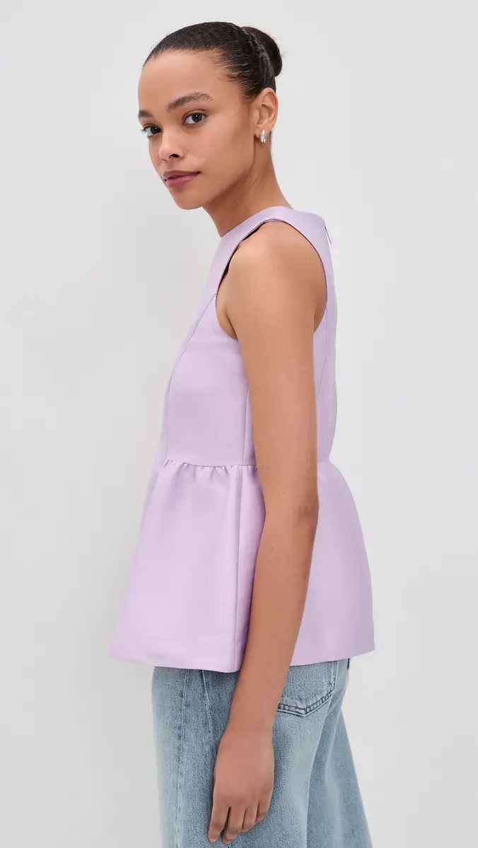 ALIGNE Solstice Satin Top Lavender | Thumbnail 4 ALIGNE Solstice Satin Top Lavender | Thumbnail 4
