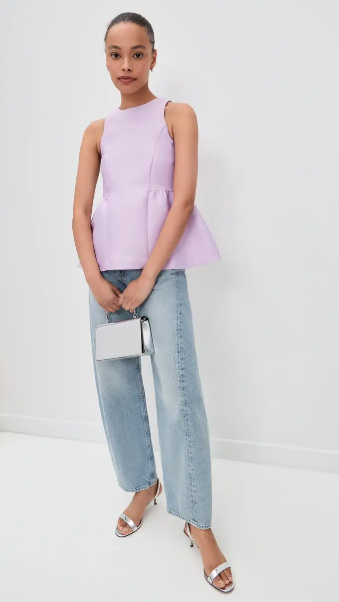 ALIGNE Solstice Satin Top Lavender | Thumbnail 5 ALIGNE Solstice Satin Top Lavender | Thumbnail 5