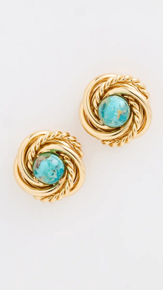 GAS Bijoux Atika Turquoise Earrings Turquoise One Size | Thumbnail 2