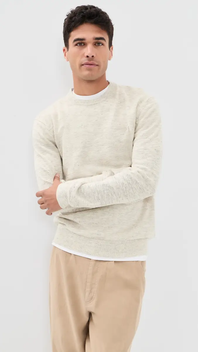 Barbour Flaxby Linen Blend Crew Neck Tee | Thumbnail 2