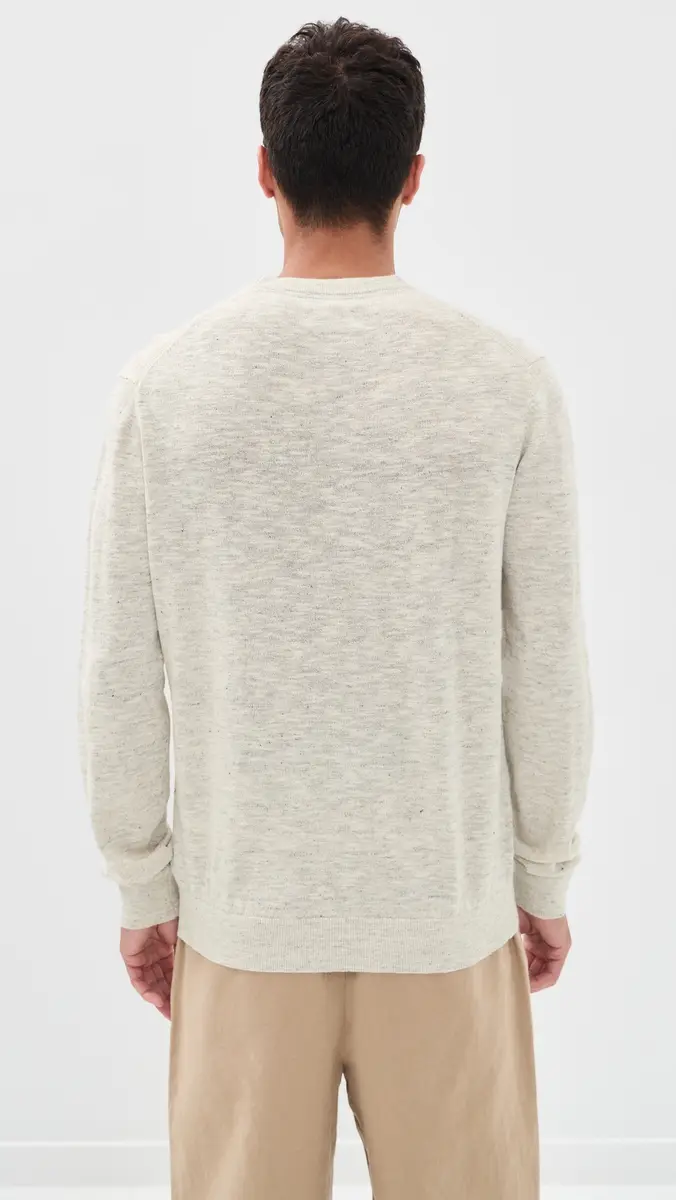 Barbour Flaxby Linen Blend Crew Neck Tee | Thumbnail 3
