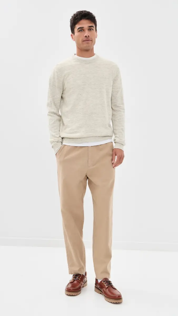 Barbour Flaxby Linen Blend Crew Neck Tee | Thumbnail 5