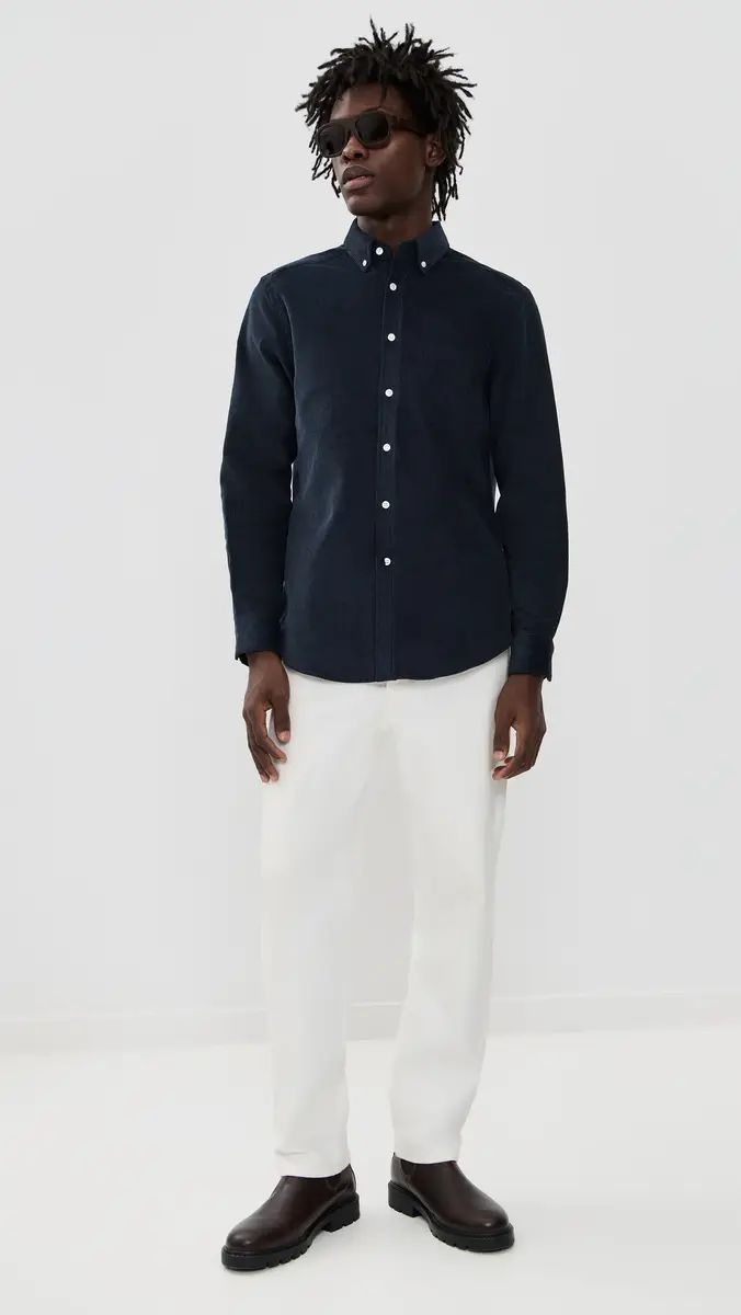 Portuguese Flannel Lobo 2.0 Corduroy Button Down Shirt | Thumbnail 5 Portuguese Flannel Lobo 2.0 Corduroy Button Down Shirt | Thumbnail 5