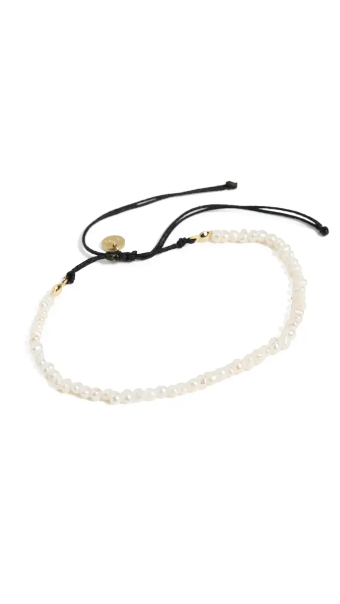Maison Irem Pearl Anklet | Thumbnail 5