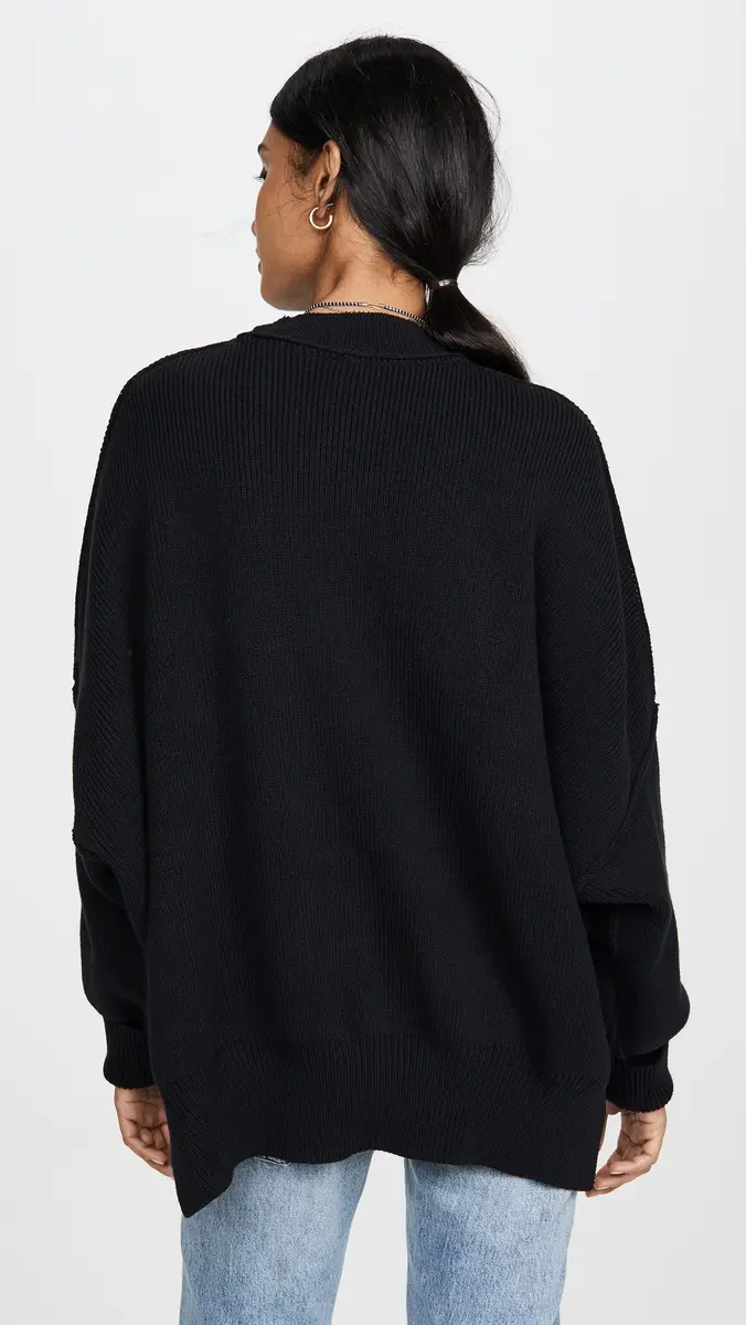 Free People Easy Street Tunic Sweater Black | Thumbnail 3 Free People Easy Street Tunic Sweater Black | Thumbnail 3