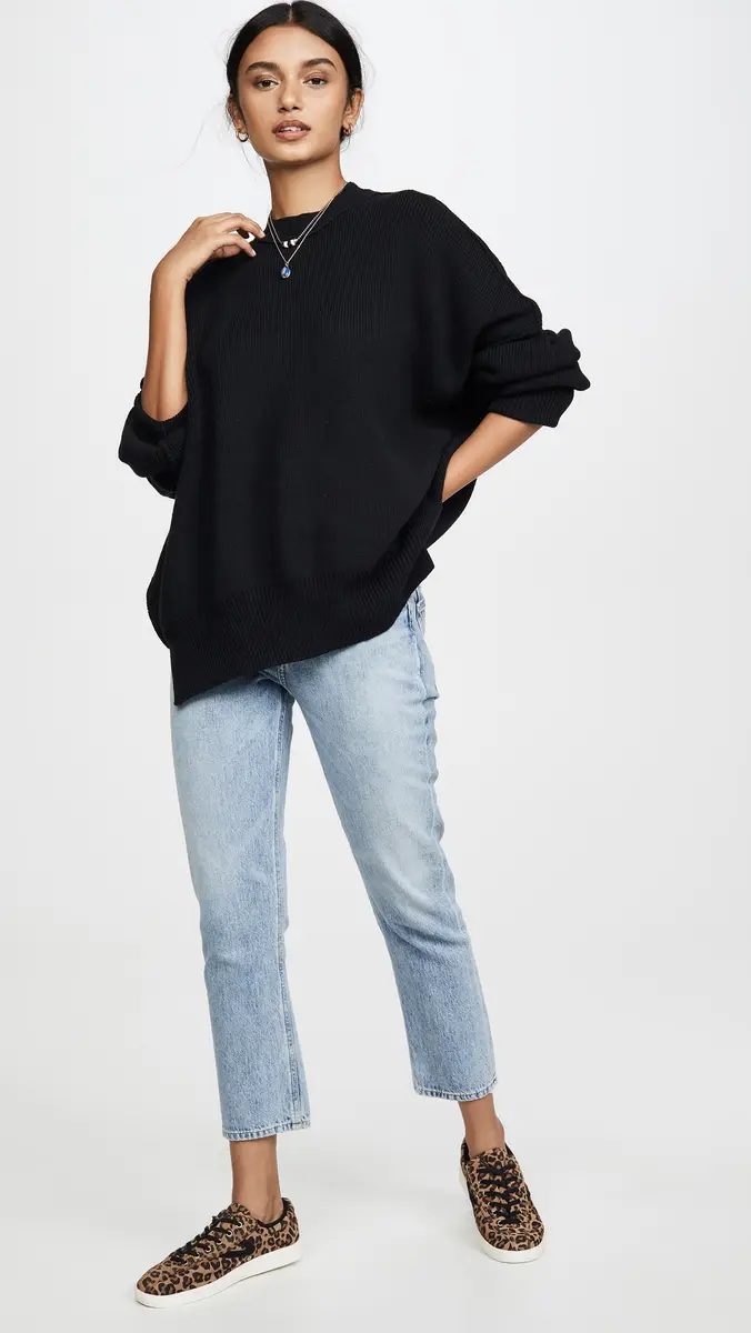 Free People Easy Street Tunic Sweater Black | Thumbnail 5 Free People Easy Street Tunic Sweater Black | Thumbnail 5