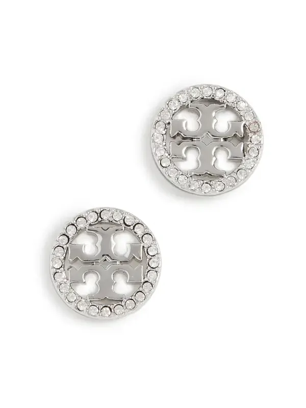 Icon Pavé Circle Stud Earrings