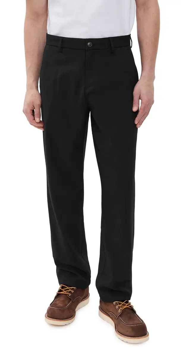 Les Deux Como Light Twill Slacks Black | Image 1 Les Deux Como Light Twill Slacks Black | Image 1