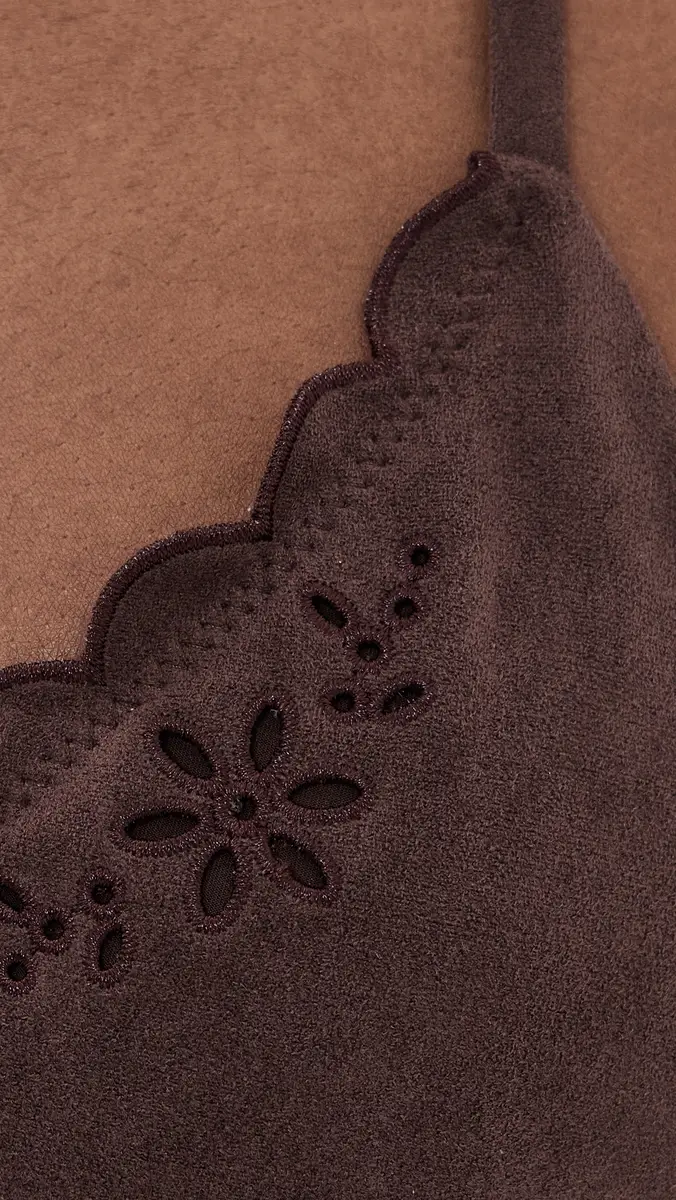 Frankies Bikinis Nick Suede Bikini Top Desert Suede | Thumbnail 6 Frankies Bikinis Nick Suede Bikini Top Desert Suede | Thumbnail 6