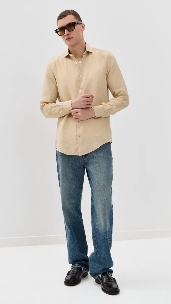 Frescobol Carioca Antonio Linen Shirt | Thumbnail 5 Frescobol Carioca Antonio Linen Shirt | Thumbnail 5