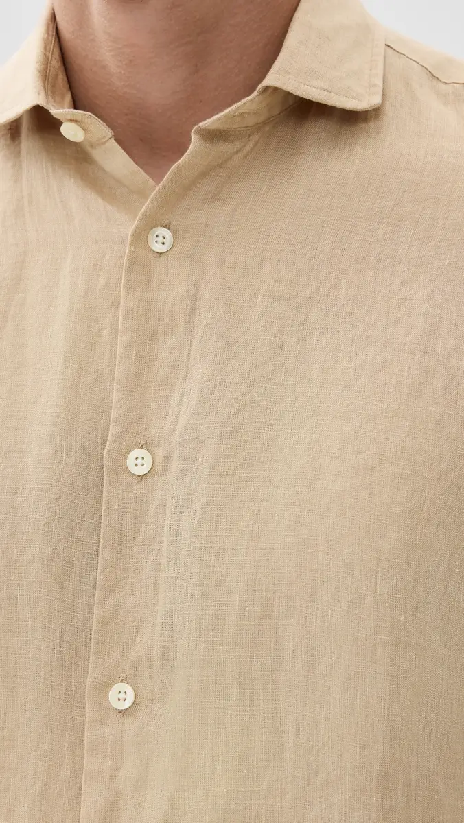 Frescobol Carioca Antonio Linen Shirt | Thumbnail 6 Frescobol Carioca Antonio Linen Shirt | Thumbnail 6