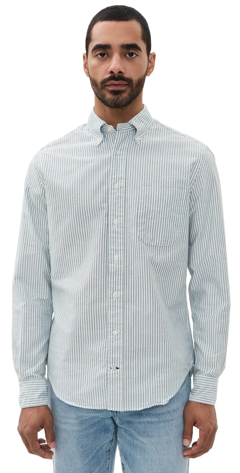 Striped Spring Oxford Shirt Striped Spring Oxford Shirt