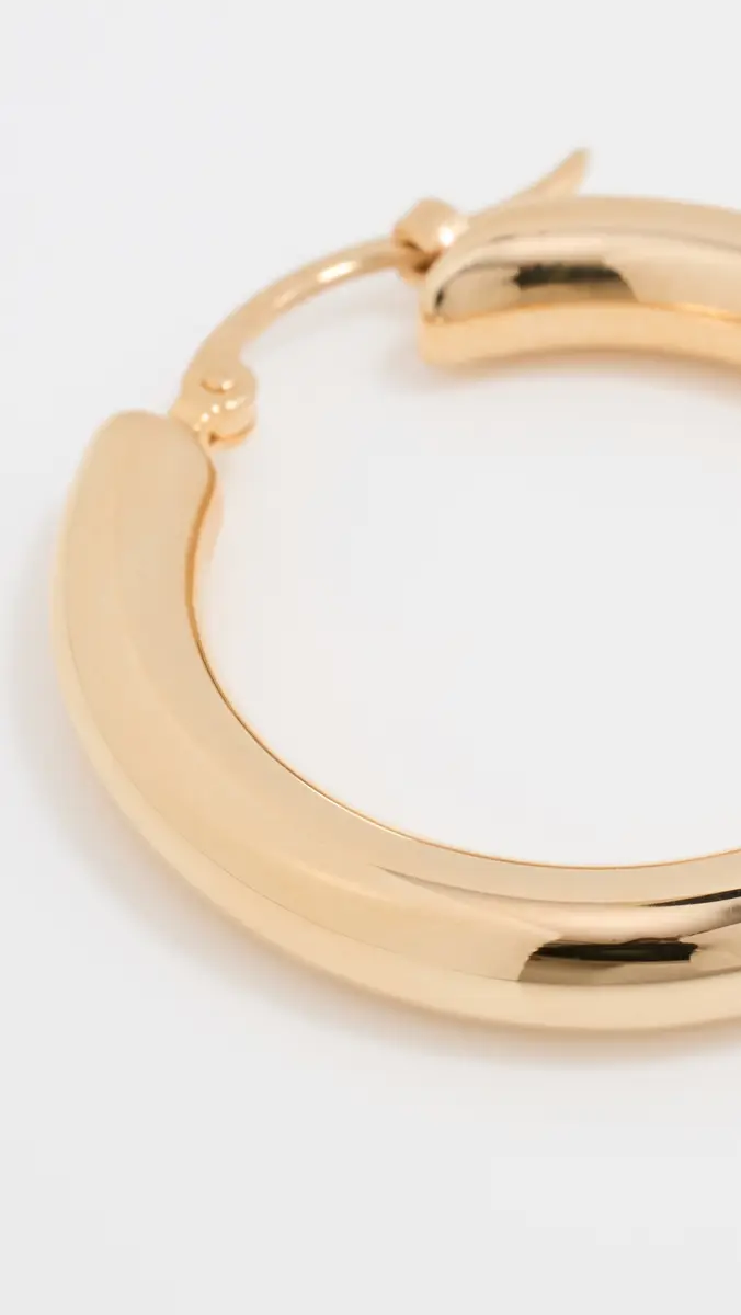 Ariel Gordon Jewelry 14k Gold Junior Helium Hoops | Thumbnail 5