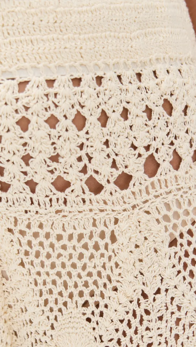 Agua Bendita Wesley Handmade Crochet Pants White | Thumbnail 6 Agua Bendita Wesley Handmade Crochet Pants White | Thumbnail 6