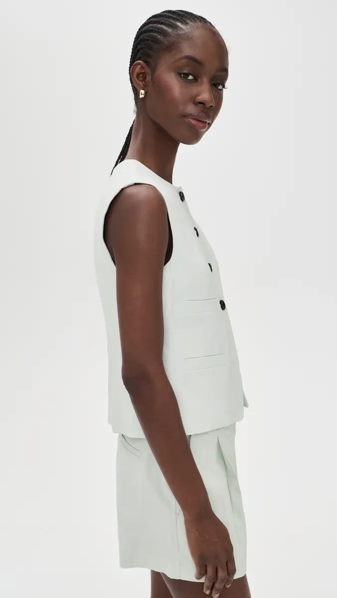 A.L.C. A. L.C. Georgie Vest Pale Mint | Thumbnail 4 A.L.C. A. L.C. Georgie Vest Pale Mint | Thumbnail 4