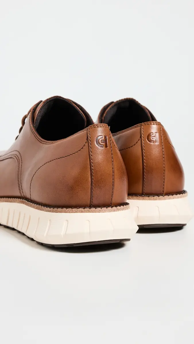 Cole Haan Zergrand Remastered Plain Toe Oxford Sneakers Ch British Tan/ | Thumbnail 3