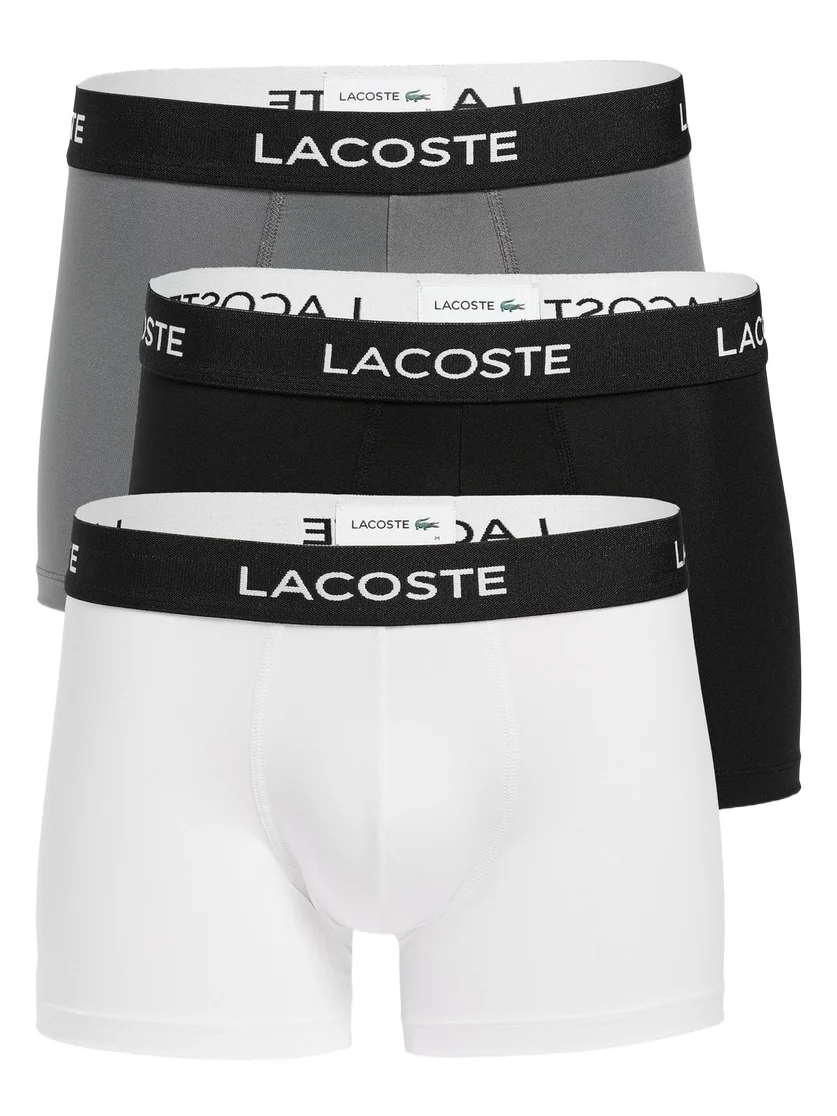 Lacoste Microfiber Trunks 3 Pack