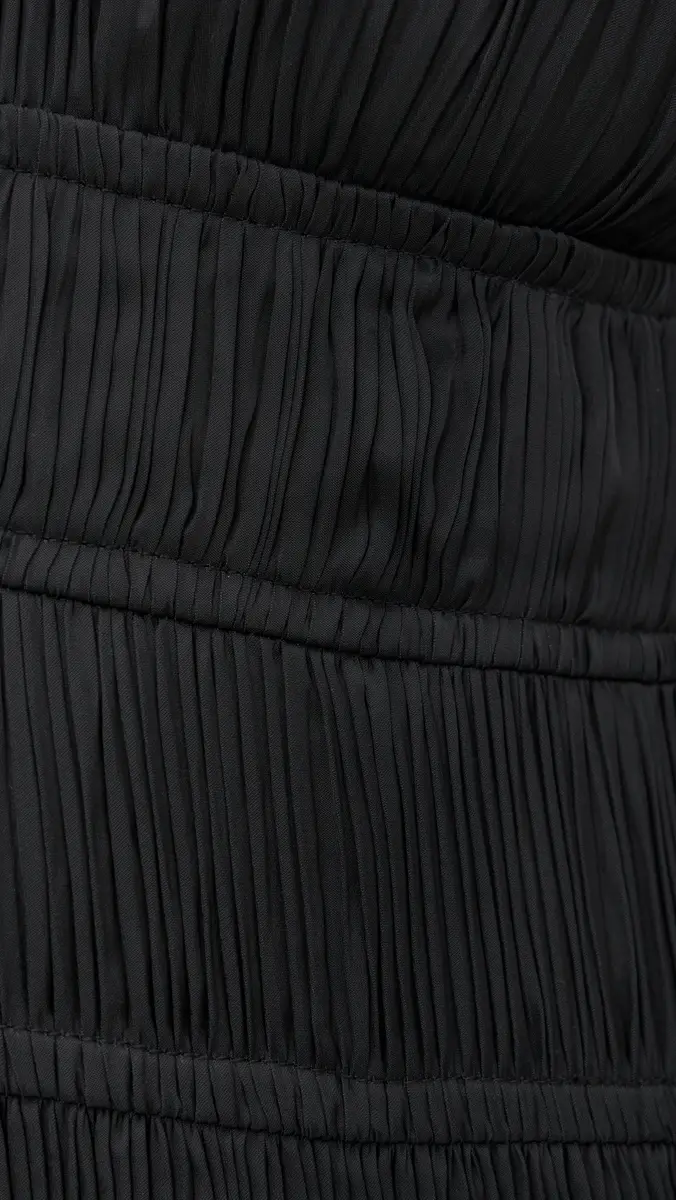Ulla Johnson Tasneem Deep V Gown Noir | Thumbnail 6 Ulla Johnson Tasneem Deep V Gown Noir | Thumbnail 6