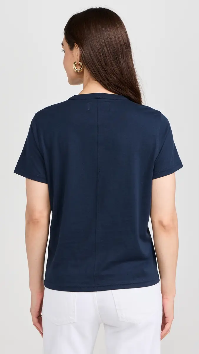 Sold Out NYC The Iconically Soft Perfect Tee in Navy Navy | Thumbnail 3 Sold Out NYC The Iconically Soft Perfect Tee in Navy Navy | Thumbnail 3