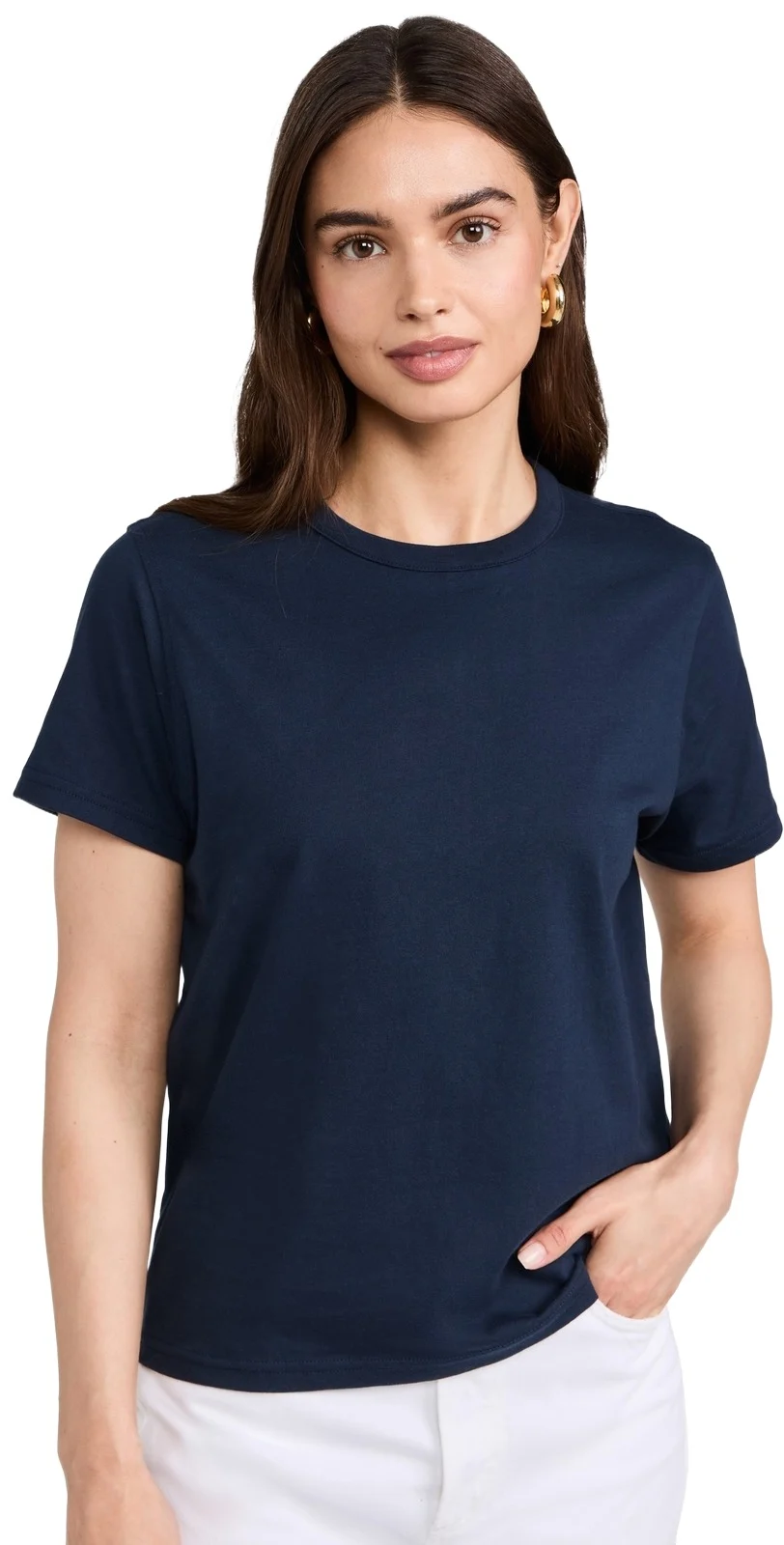 The Iconically Soft Perfect Tee in Navy Navy