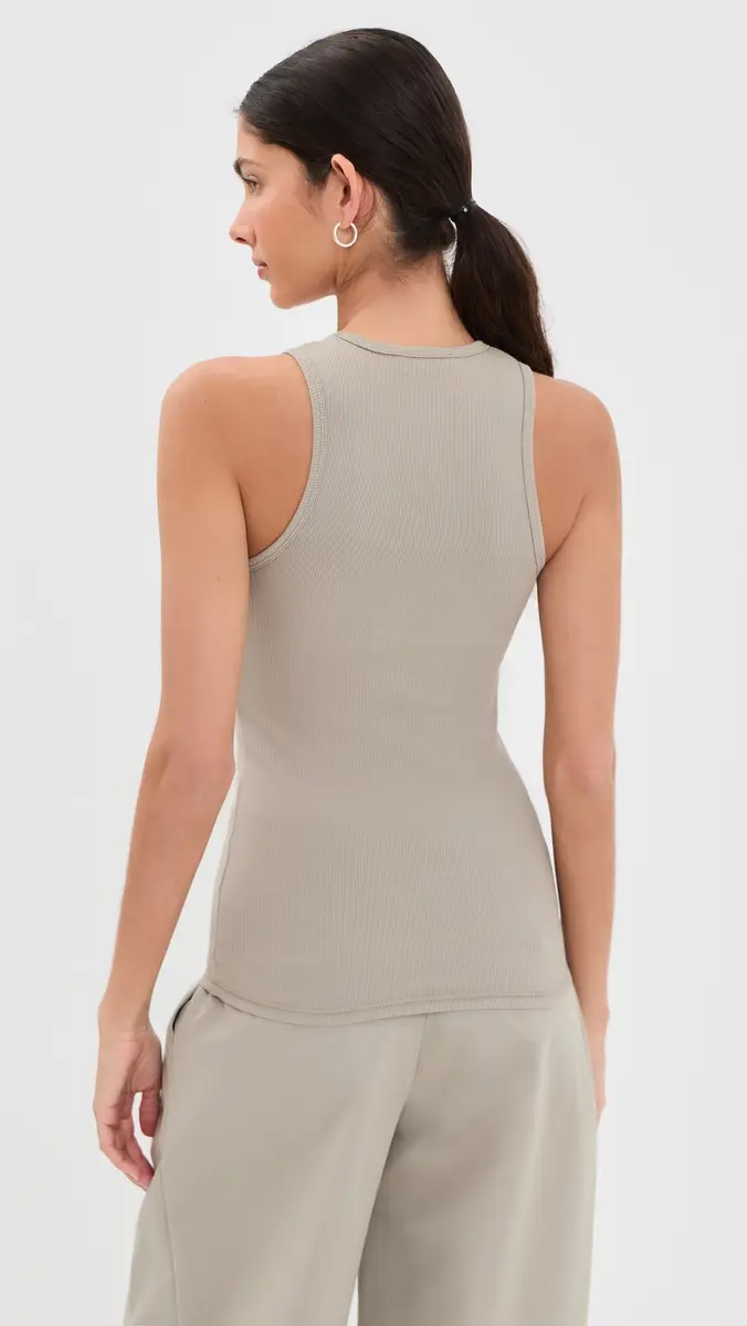 WARDROBE.NYC WARDROBE. NYC Ribbed Tank Taupe | Thumbnail 3