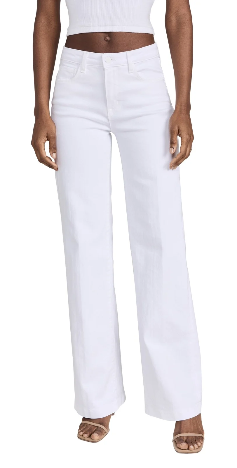 L'Agence Clayton Wide Leg Jeans