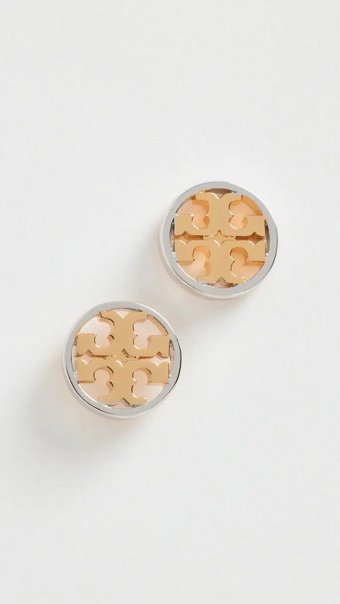 Tory Burch Icon Circle Stud Earrings | Thumbnail 2