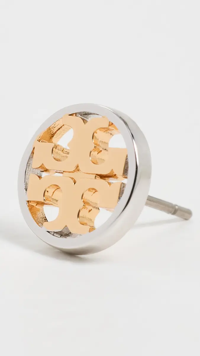 Tory Burch Icon Circle Stud Earrings | Thumbnail 4