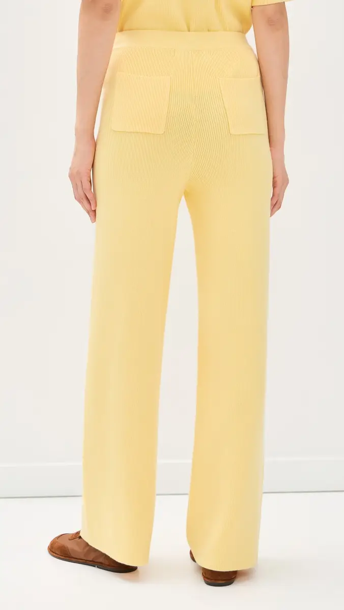 English Factory Knit Pants Butter Yellow | Thumbnail 3 English Factory Knit Pants Butter Yellow | Thumbnail 3