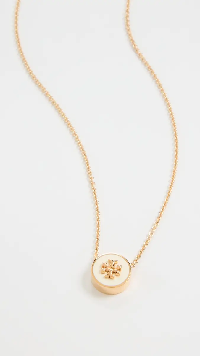 Tory Burch Icon Enamel Pendant Necklace | Thumbnail 2