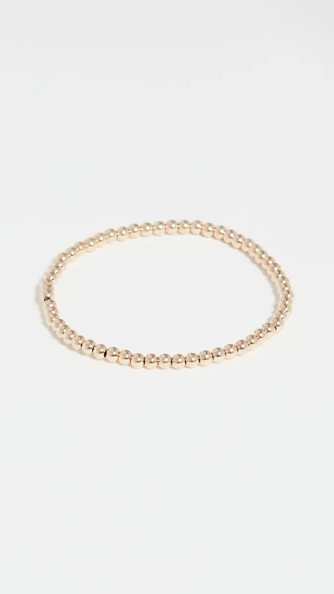 Alexa Leigh 3mm Gold Bracelet | Thumbnail 2