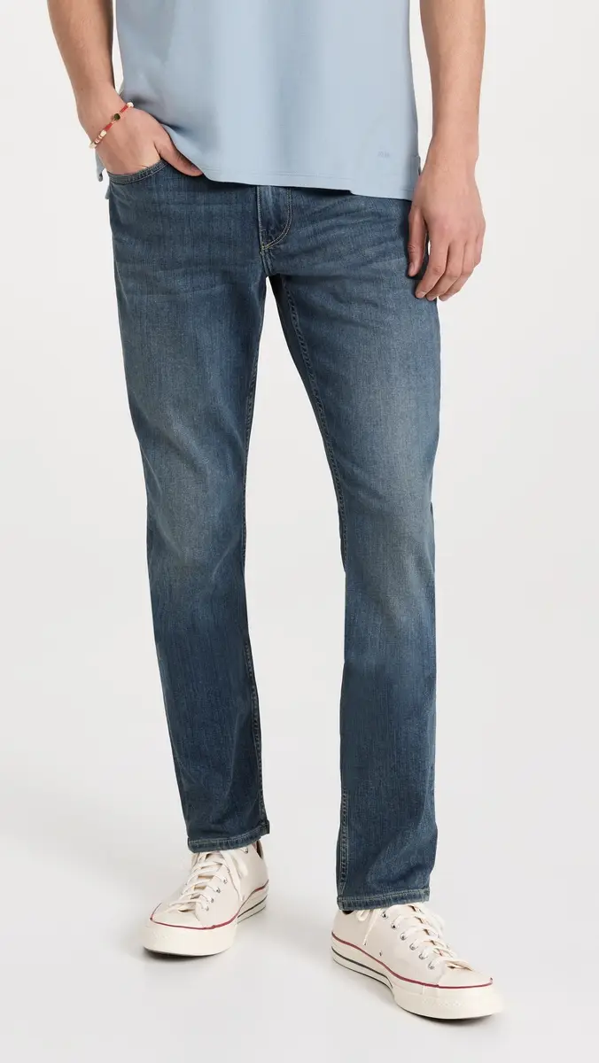 PAIGE Federal Transcend Slim Straight Jeans Birch | Thumbnail 2