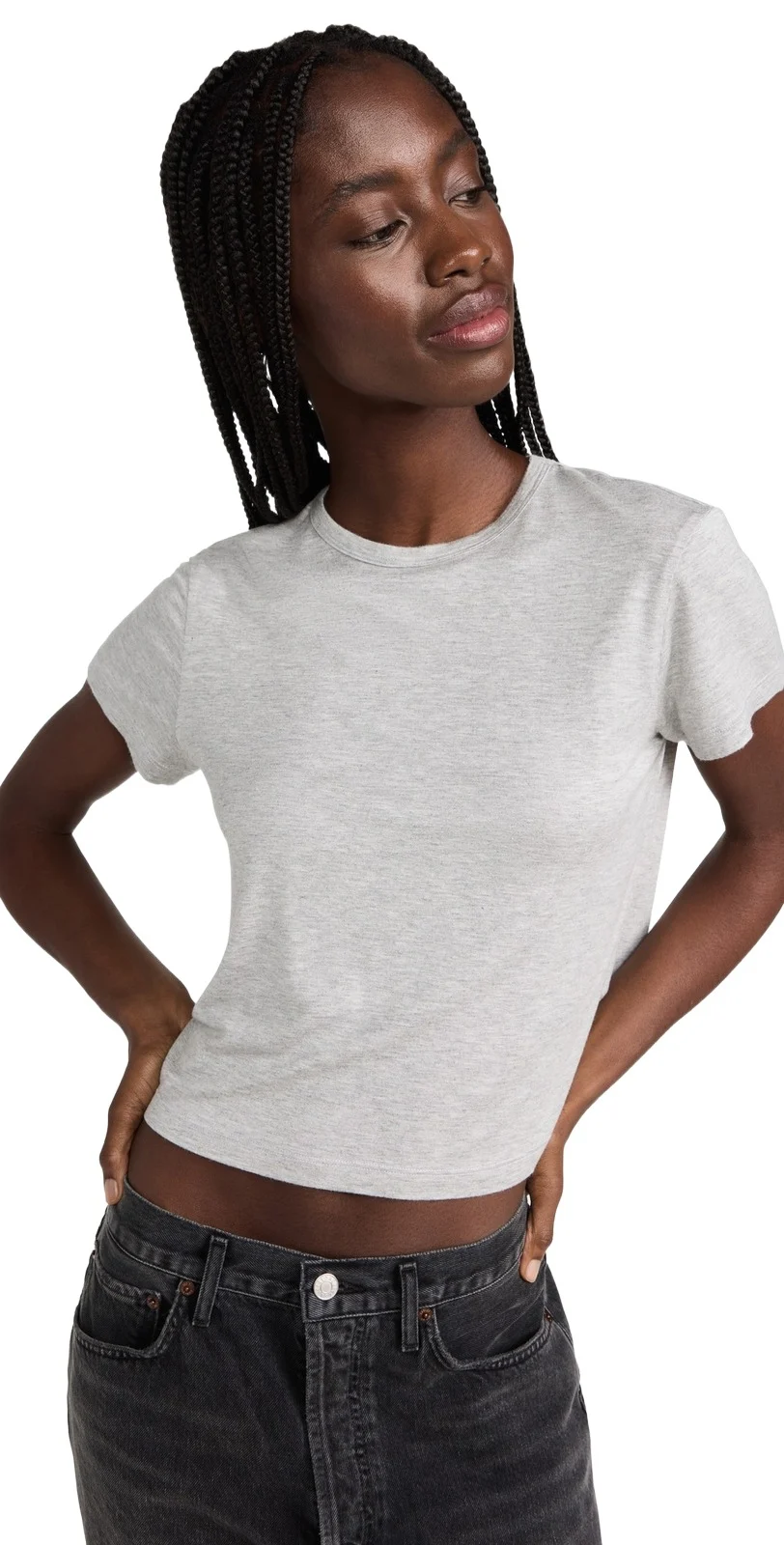 AGOLDE Adine Shrunken Tee