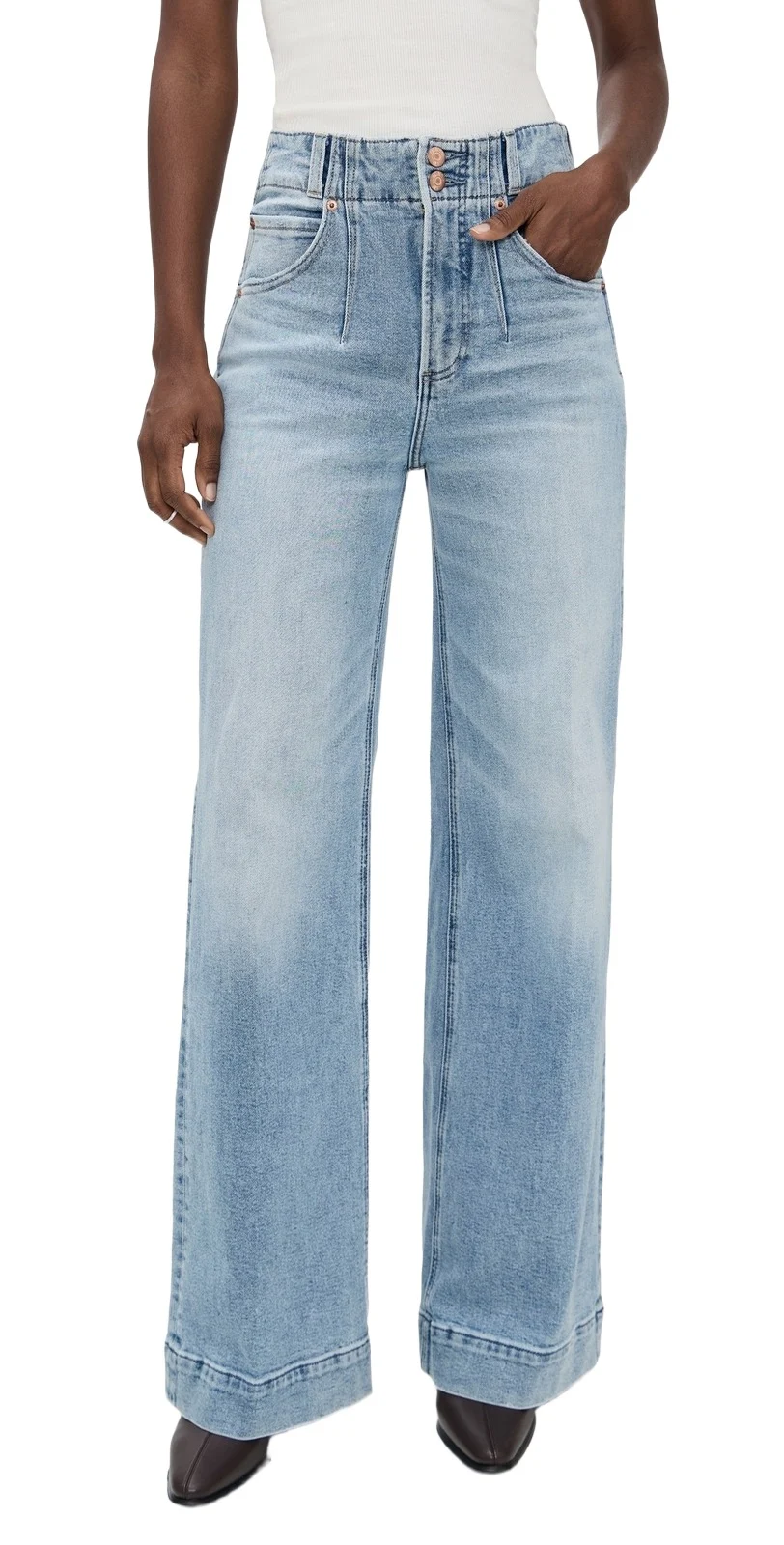 Lana Double Button Jeans