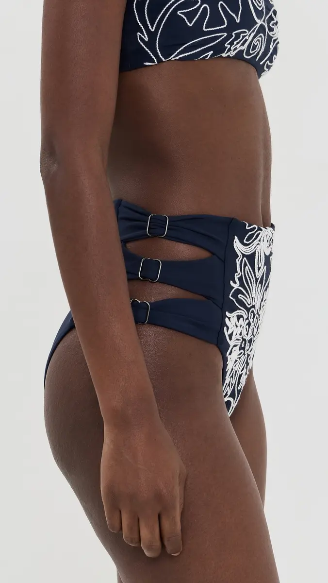 Agua Bendita Willa Batik Embroidered Bikini Bottoms ulticolor | Thumbnail 4 Agua Bendita Willa Batik Embroidered Bikini Bottoms ulticolor | Thumbnail 4