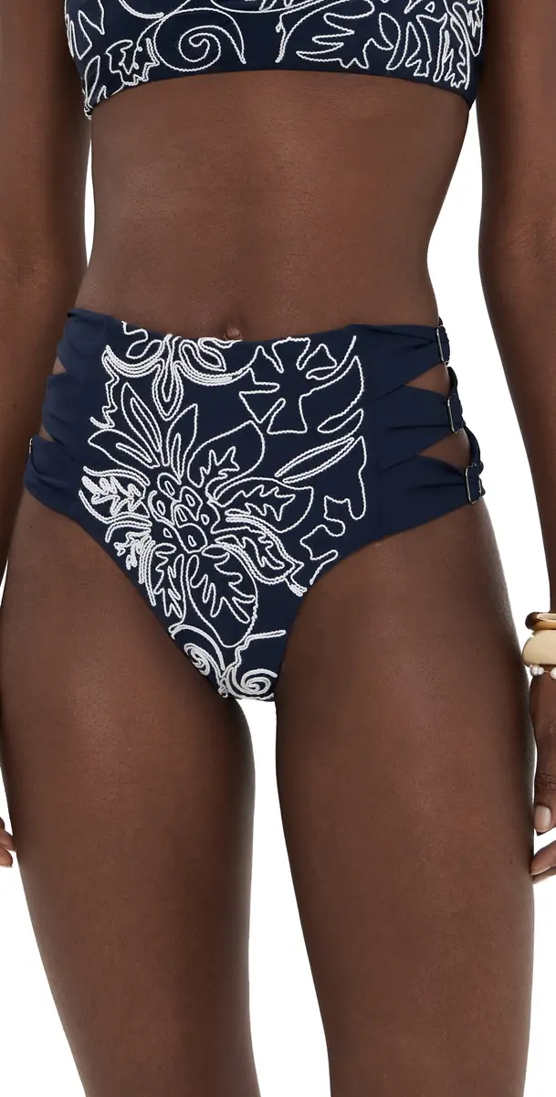 Agua Bendita Willa Batik Embroidered Bikini Bottoms ulticolor | Image 1 Agua Bendita Willa Batik Embroidered Bikini Bottoms ulticolor | Image 1