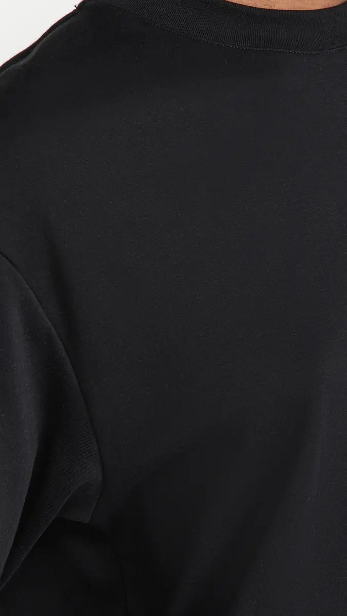 Vince Wide Sleeve Crop Tee Black | Thumbnail 6 Vince Wide Sleeve Crop Tee Black | Thumbnail 6