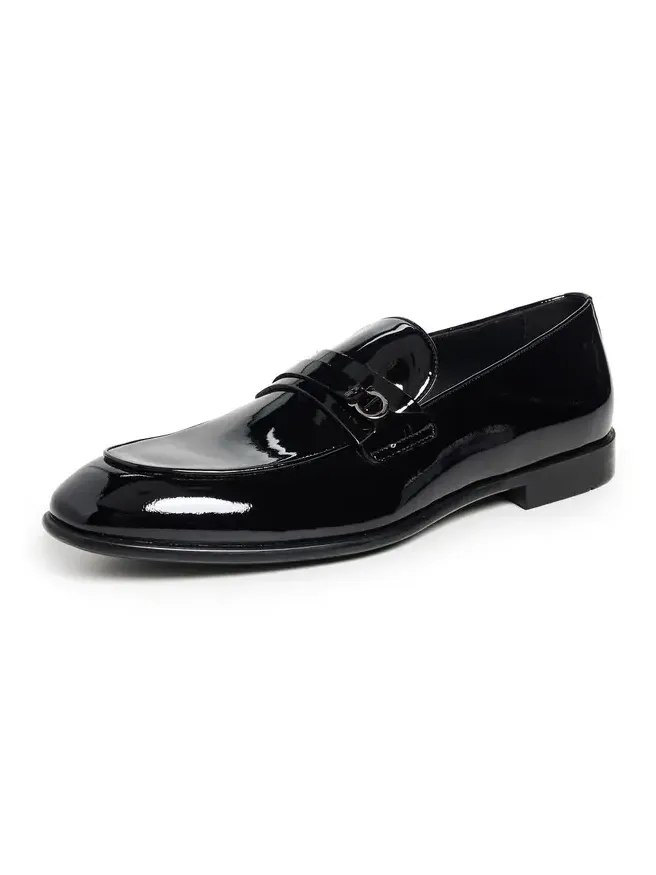 Desio Patent Leather Formal Tuxedo Loafers Desio Patent Leather Formal Tuxedo Loafers