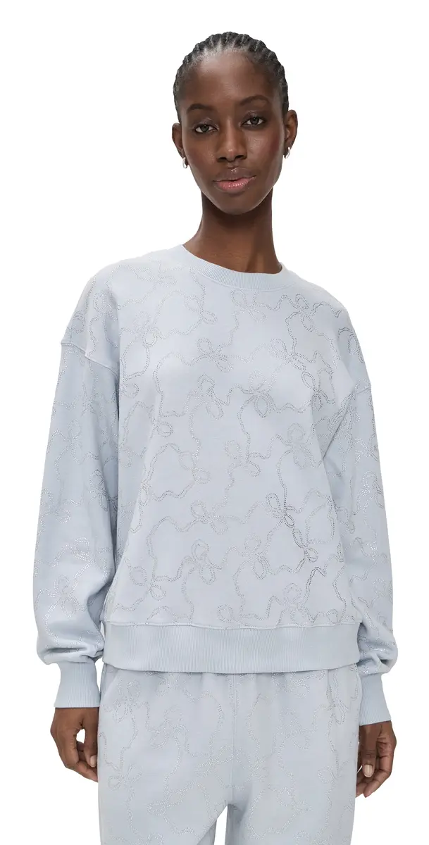 LoveShackFancy Karabeth Pullover Aspen Blue | Image 1 LoveShackFancy Karabeth Pullover Aspen Blue | Image 1