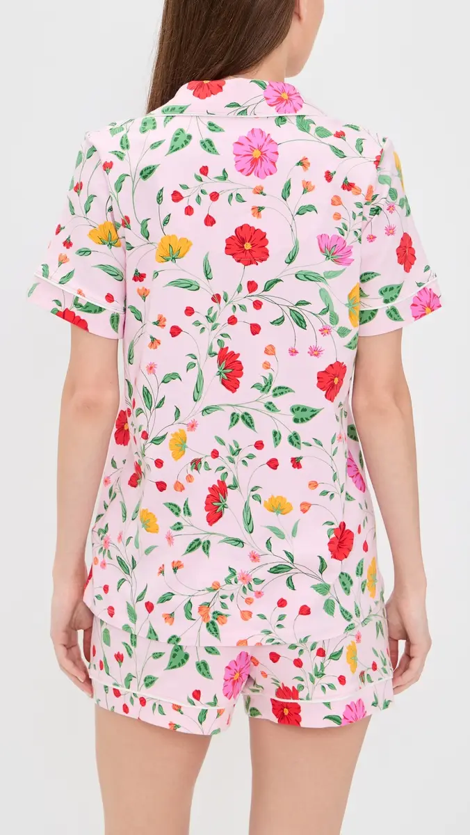 BedHead PJs Floral Jersey PJ Set Sunlit Flora | Thumbnail 3 BedHead PJs Floral Jersey PJ Set Sunlit Flora | Thumbnail 3