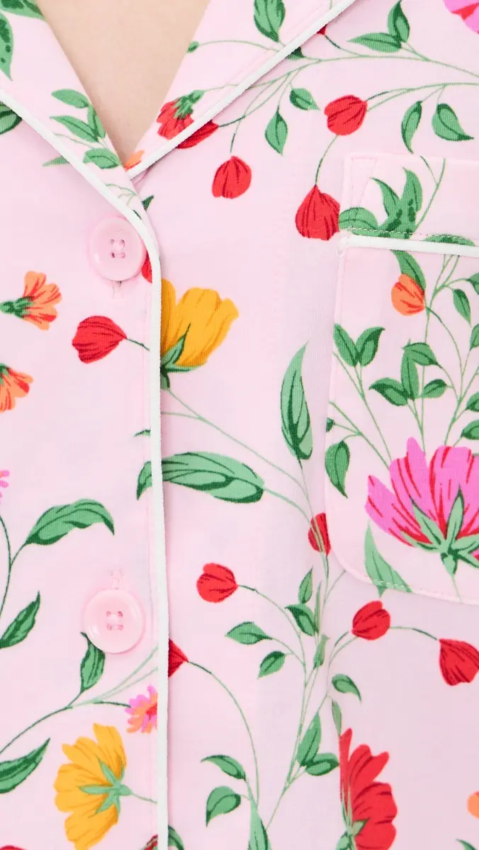 BedHead PJs Floral Jersey PJ Set Sunlit Flora | Thumbnail 6 BedHead PJs Floral Jersey PJ Set Sunlit Flora | Thumbnail 6