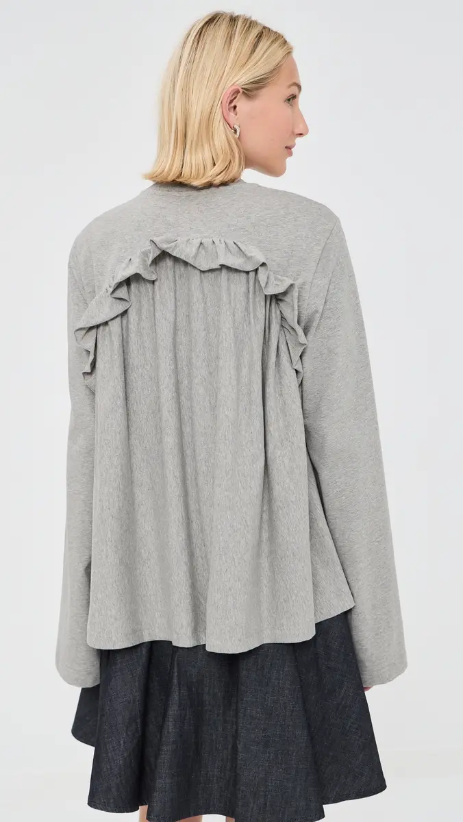 Cecilie Bahnsen Alva T-Shirt Grey elange | Thumbnail 3