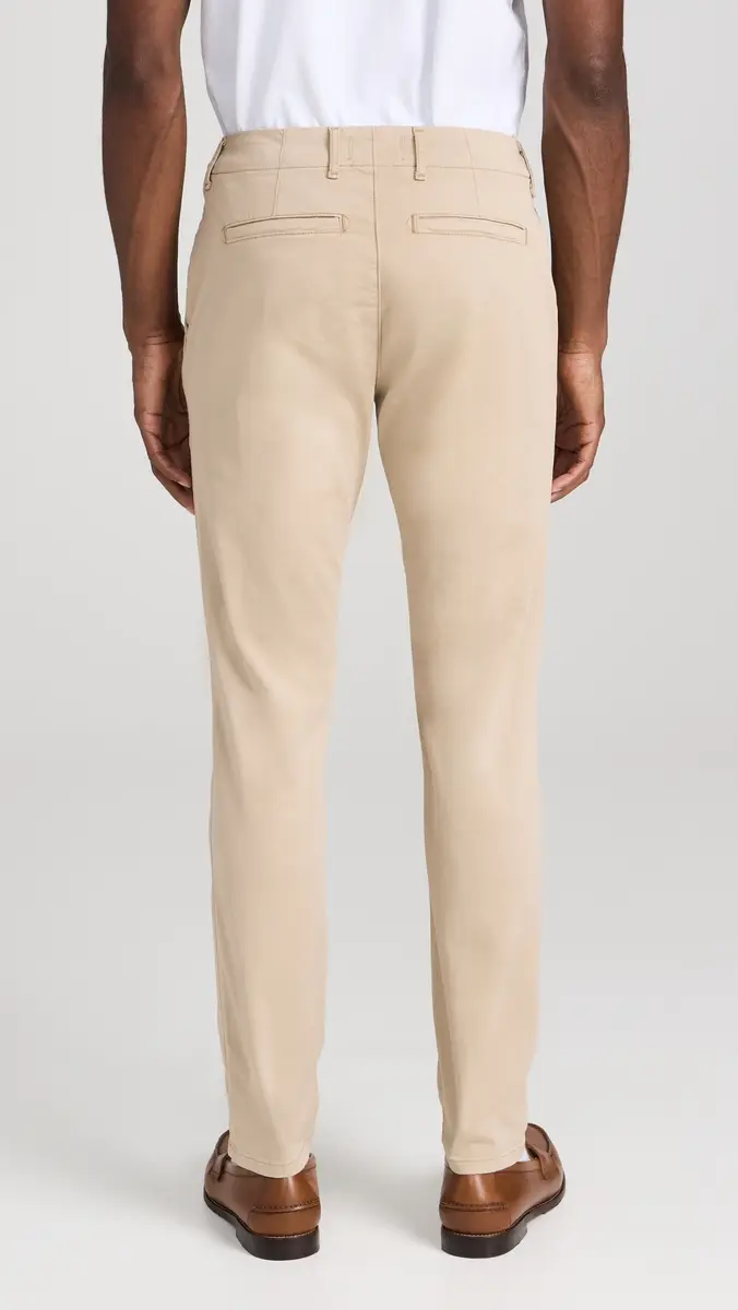 PAIGE Danford Stretch Sateen Chinos Khaki | Thumbnail 3 PAIGE Danford Stretch Sateen Chinos Khaki | Thumbnail 3
