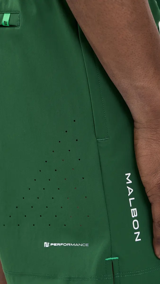 Malbon Performance Poly Tech Shorts 6 Eden | Thumbnail 6 Malbon Performance Poly Tech Shorts 6 Eden | Thumbnail 6