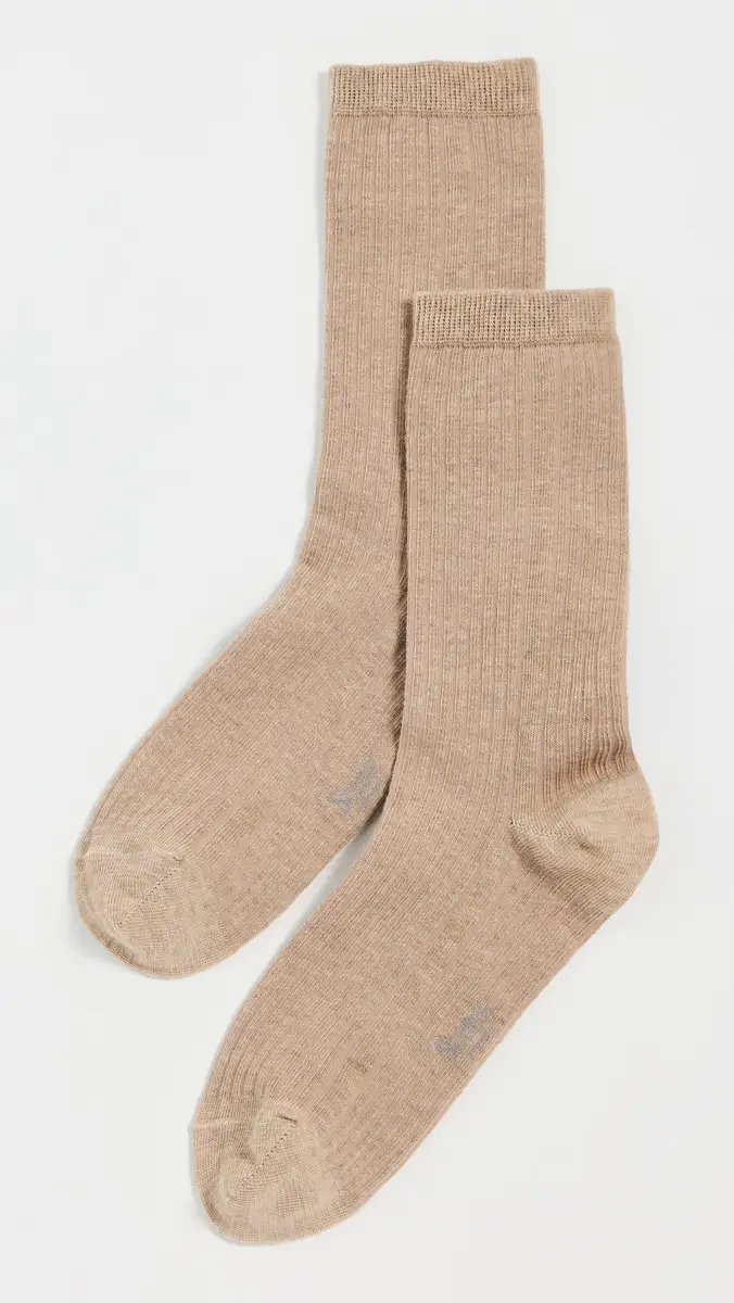 Stems Cotton Cashmere Crew Socks | Thumbnail 2